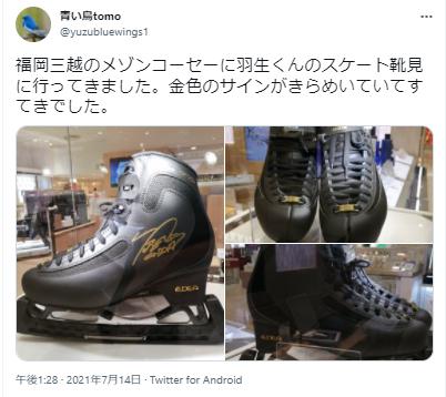 スケート靴の写真